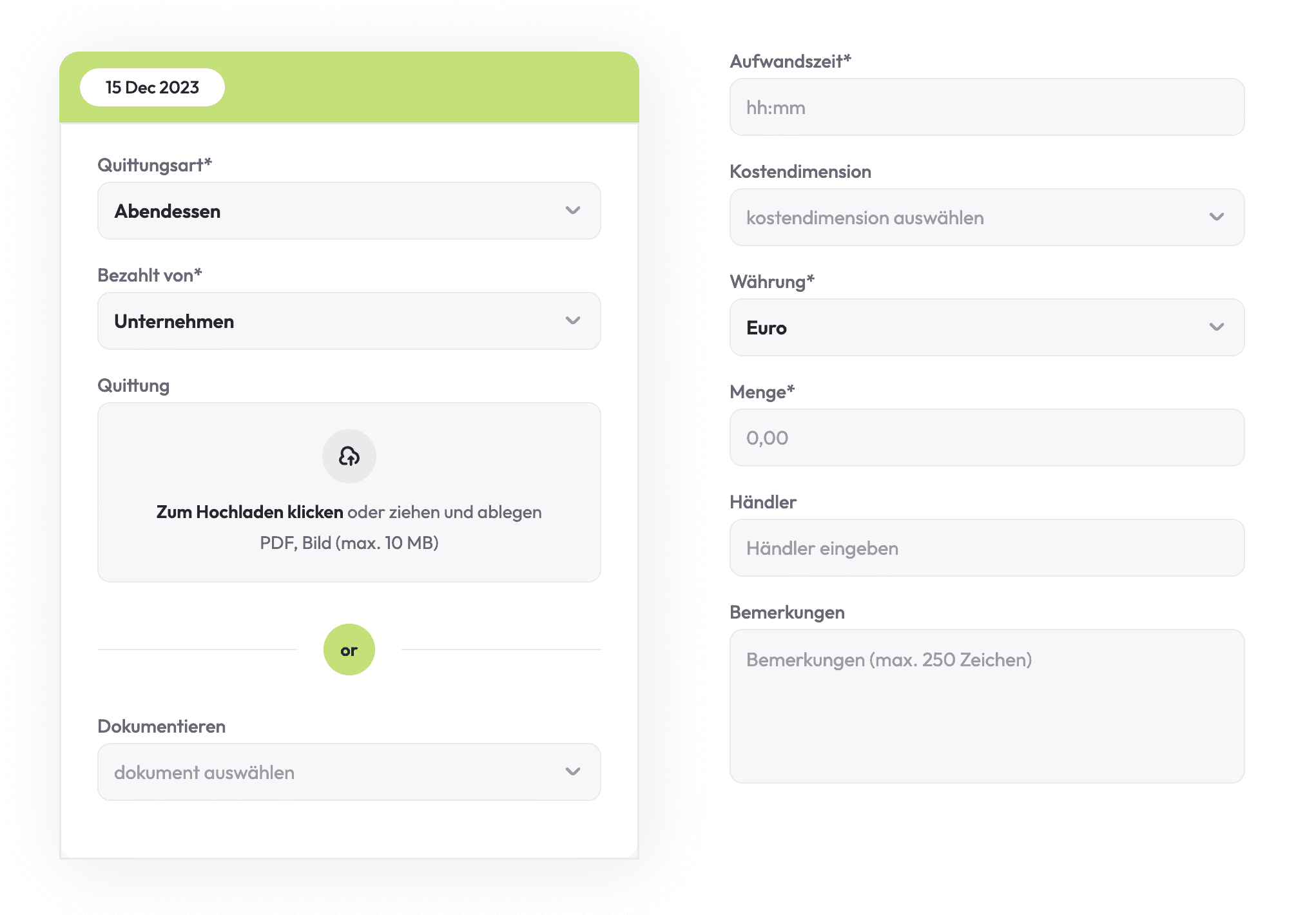 Mühelose Kostenüberwachung